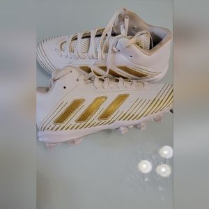 Adidas Freak Mid MD 20 EE2249 White/Gold Soccer/Football Cleats Men's Size 7